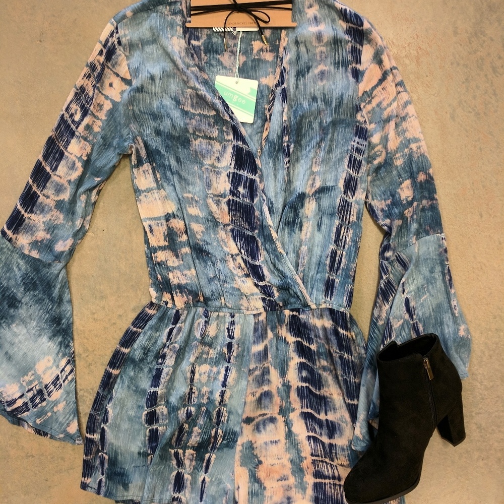 Tie dye romper